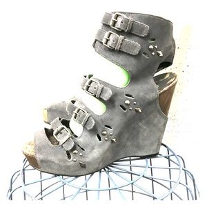 Sam Edelman buckle up wedges